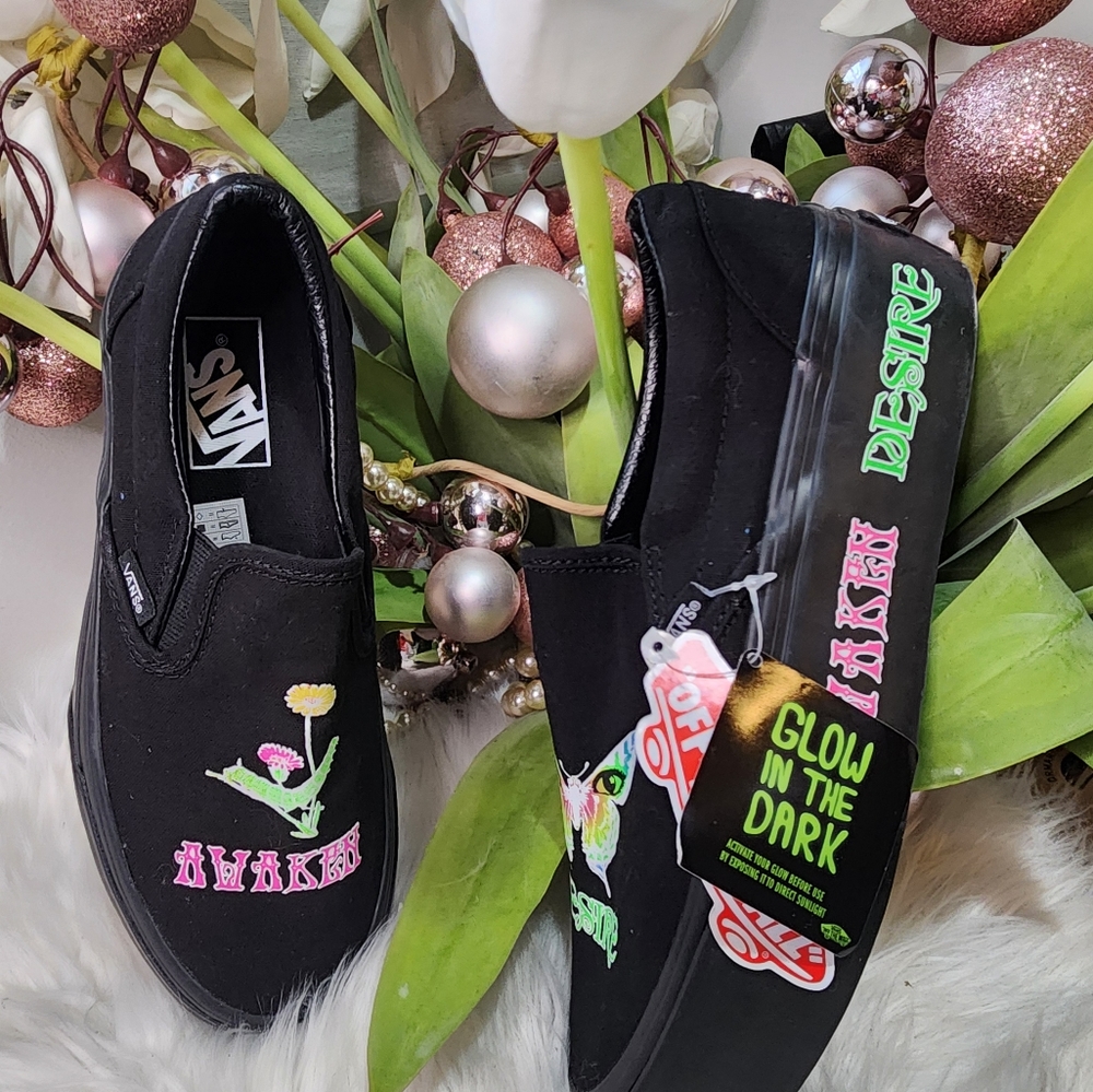 Vans   Classic  Platform Morph  Glow In The Dark Gothic Punk new